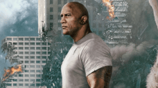 Dwayne Johnson Teams-Up With A Gigantic Albino Gorilla On A New Poster For RAMPAGE