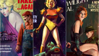 Artist Reimagines Classic Video Game Characters As Pulp Magazine Covers