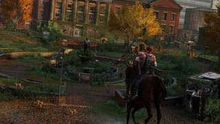 THE LAST OF US HBO Series Confirms University Chapter as Joel and Ellie Arrive on Horseback in New Set Video