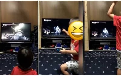 A 5-Year-Old Boy Defeats One Of The DARK SOULS III Bosses