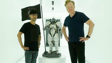 Conan O'Brien Teases That He's Shot Something Super Secret With DEATH STRANDING Director Hideo Kojima