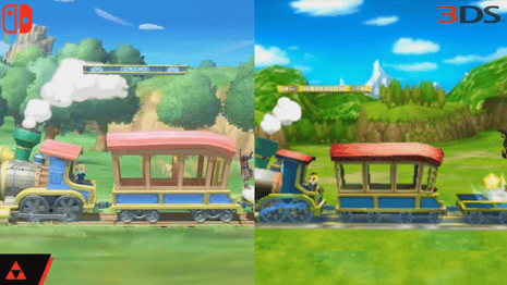 Take A Look At This Stage Comparison Between The 3DS And Nintendo Switch Versions Of SUPER SMASH BROS.
