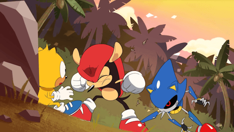 Mighty And Ray Fight Metal Sonic In The Fourth Episode Of SONIC MANIA ADVENTURES