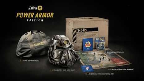 E3: Bethesda Shows Off FALLOUT 76 POWER ARMOR EDITION At Their E3 Conference