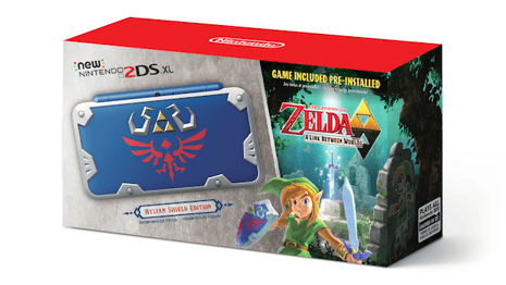 You Can Become The Hero Of Legend With This NEW NINTENDO 2DS XL HYLIAN SHIELD EDITION Bundle
