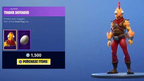 Fanmade Chicken Trooper Skin Becomes A Reality As FORTNITE Adds Tender Defender And Fowl Play Set