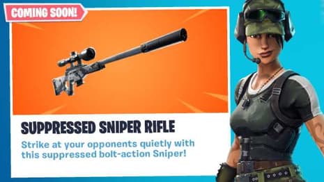 FORTNITE: New Suppressed Sniper Rifle Weapon Will Be Added Tomorrow, Epic Games Confirm