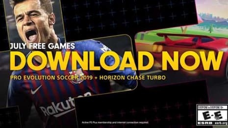 PES 2019 And HORIZON CHASE TURBO Are July's Free PlayStation Plus Games For PS4