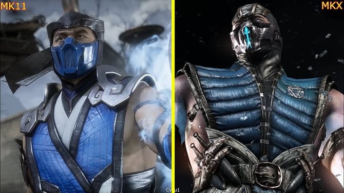 This Video Compares MKX And MK11 Early Character Models