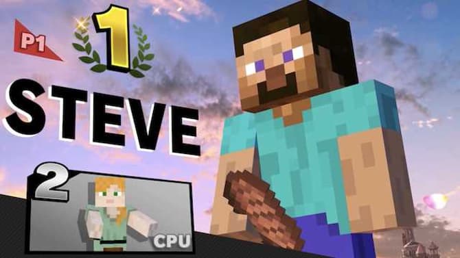 SUPER SMASH BROS. ULTIMATE: Latest Update Has Changed The Controversial Win Pose For MINECRAFT's Steve