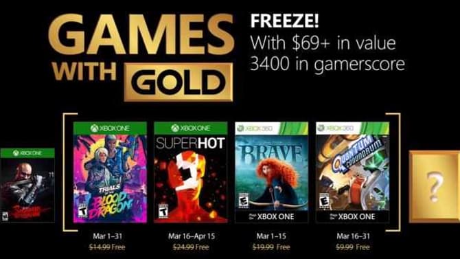 GAMES WITH GOLD: Here Are Your Free Xbox One And Xbox 360 Games For March 2018