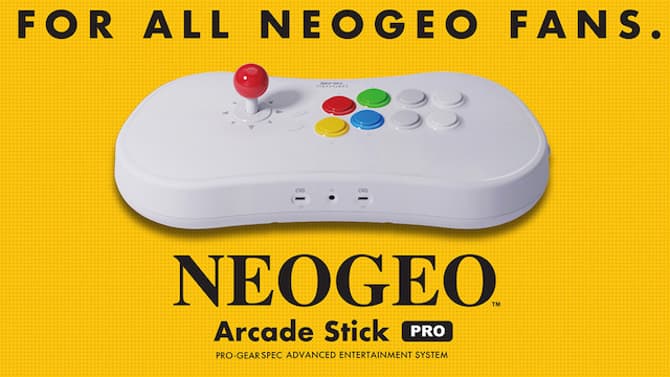 SNK Has Announced The NEOGEO ARCADE STICK PRO; Includes 20 Pre-Loaded Games