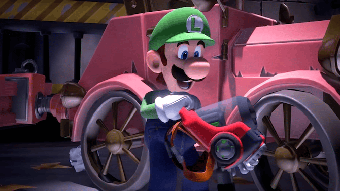 LUIGI'S MANSION 3: New Video Shows Us The Process That Went Into The Poltergust G-00 Prop