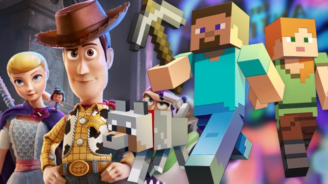 MINECRAFT: LEAKED Image Reveals That TOY STORY 4 Will Be The Focus Of The Game's Next Mashup Pack