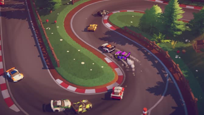 CIRCUIT SUPERSTARS Top-Down Arcade Racer Announced During Square Enix's E3 Conference