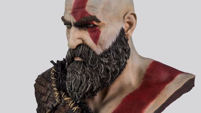 GOD OF WAR: Life-Size Bust Of Kratos Revealed By Gaming Heads; Pre-Orders Currently Open