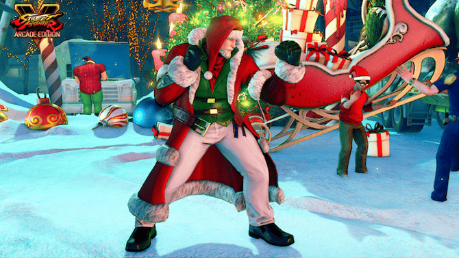 STREET FIGHTER V: ARCADE EDITION Gets New Trailer Showing Off The Upcoming Christmas Costumes