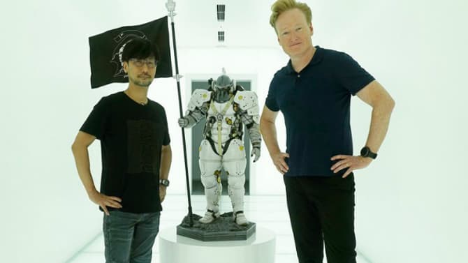 Conan O'Brien Teases That He's &quot;Shot Something Super Secret&quot; With DEATH STRANDING Director Hideo Kojima