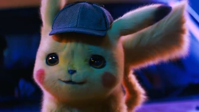 Check Out The Newly Revealed Theatrical Poster For The DETECTIVE PIKACHU Movie