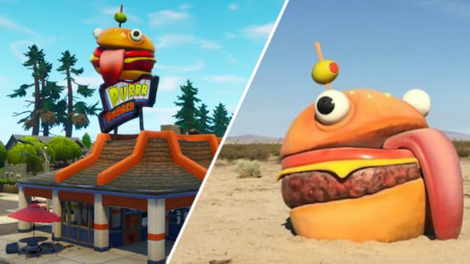 FORTNITE's Missing Durrr Burger Mascot Has Been Found IRL In The Middle Of The California Desert