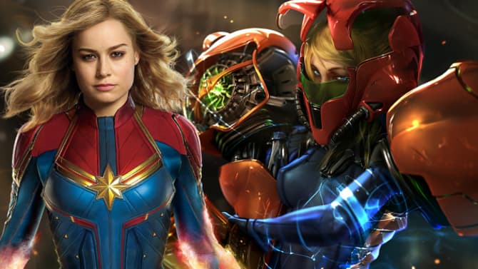CAPTAIN MARVEL Star Brie Larson Dressed As Samus For Halloween, Wants To Play Her In A METROID Movie