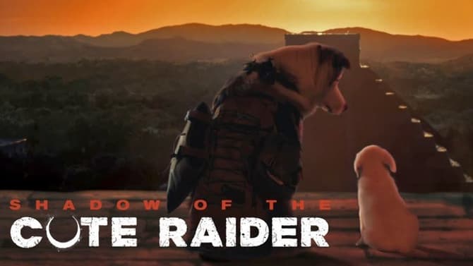 New SHADOW OF THE TOMB RAIDER Trailer Replaces The Human Characters With Adorable Dogs & Cats