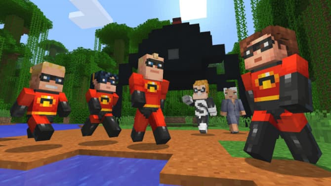 MINECRAFT Recently Added 42 New Skins Based On Disney-Pixar's THE INCREDIBLES Franchise