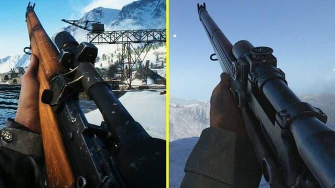 BATTLEFIELD V And CALL OF DUTY: WWII'S Guns Are Compared In This Video