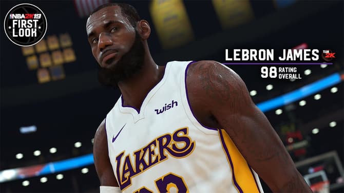 NBA 2K19 20th Anniversary Cover Star LeBron James Gets Presumably The Game's Highest Player Rating