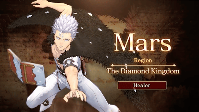 BLACK CLOVER: QUARTET KNIGHTS Introduces The Diamond King Mars As A Playable Character