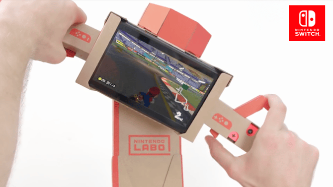 MARIO KART 8 DELUXE And The NINTENDO LABO Toy-Con Motorbike Are Now Compatible