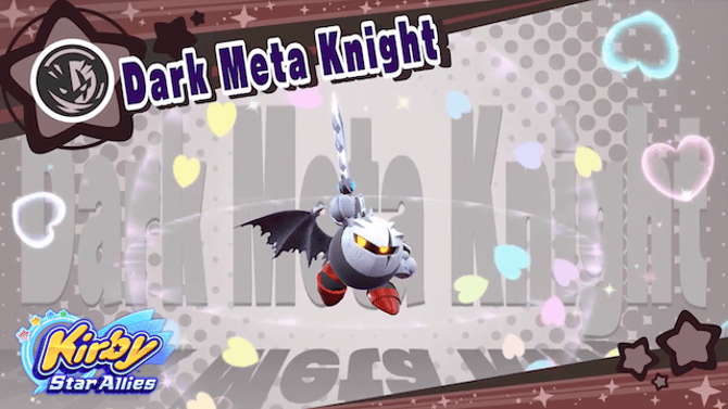 New KIRBY STAR ALLIES DLC Trailers Showcase Dark Meta Knight, Adeleine & Ribbon, And Daroach