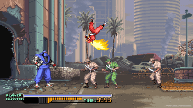 Classic Beat 'Em Up THE NINJA WARRIORS AGAIN For The Nintendo Switch Gets New Trailer