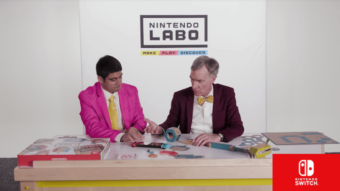 Watch As Bill Nye The Science Guy Makes, Plays, And Discovers In This NINTENDO LABO Hands-On