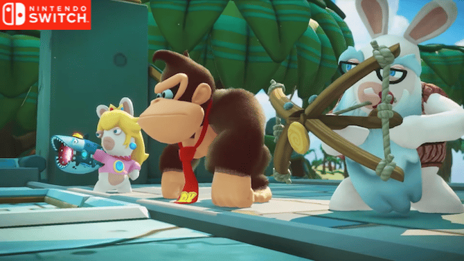 Check Out This Donkey Kong Adventure DLC Launch Trailer For MARIO + RABBIDS KINGDOM BATTLE