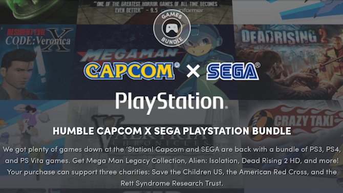 HUMBLE CAPCOM X SEGA PLAYSTATION BUNDLE Announced And Includes Great Games That Players Should Not Miss Out