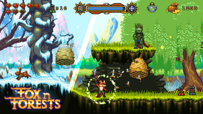 This New Action-Packed Launch Trailer For FOX N FORESTS Will Take You Back To The 16-Bit Era