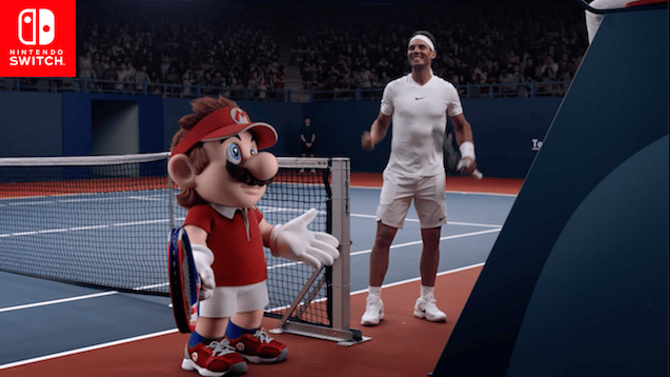 Mario Plays Against Professional Tennis Player Rafael Nadal In New Trailer For MARIO TENNIS ACES