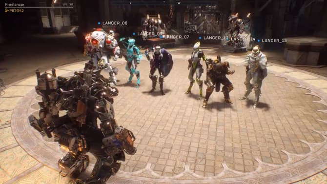 ANTHEM Can Support Up To 16 Players In Its Launch Bay