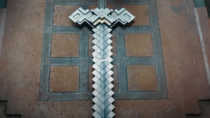 A MINECRAFT MOVIE New Clip Reveals What Crafting Looks Like In Live-Action