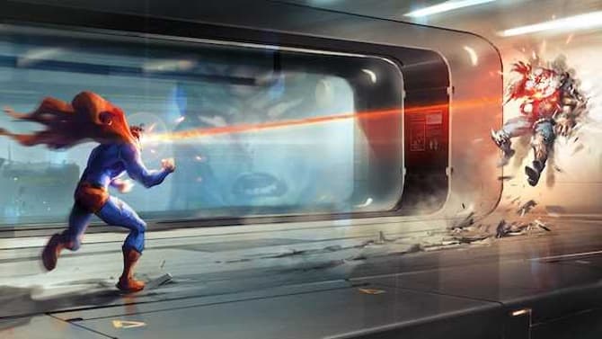 Check Out This Awesome Concept Art From A SUPERMAN Game That Never Saw The Light