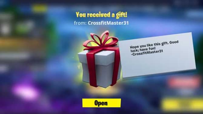 FORTNITE Adds The Ability To Gift Items In Battle Royale, But Not On iOS