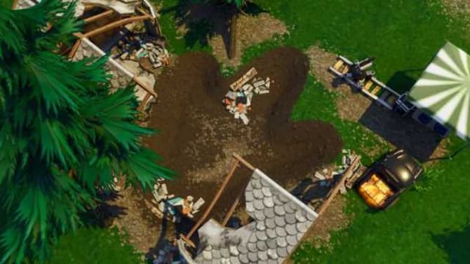 FORTNITE BATTLE ROYALE Players Discover A Dinosaur Footprint In Snobby Shores