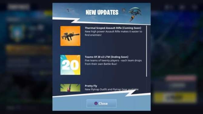 FORTNITE BATTLE ROYALE: Thermal Scoped Assault Rifle Coming Soon