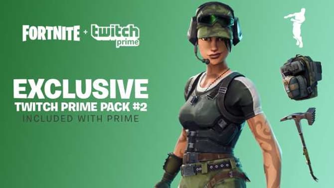 FORTNITE BATTLE ROYALE Twitch Prime Pack #2 Now Available