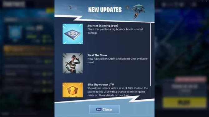 FORTNITE Content Update 4.3 Arrives Tomorrow With Bouncer Pad And New Outfits