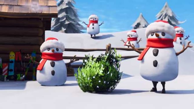 FORTNITE Content Update v7.20 Adds Sneaky Snowman; Vaults Port-A-Fortress, Grappler & Quad Rocket Launcher