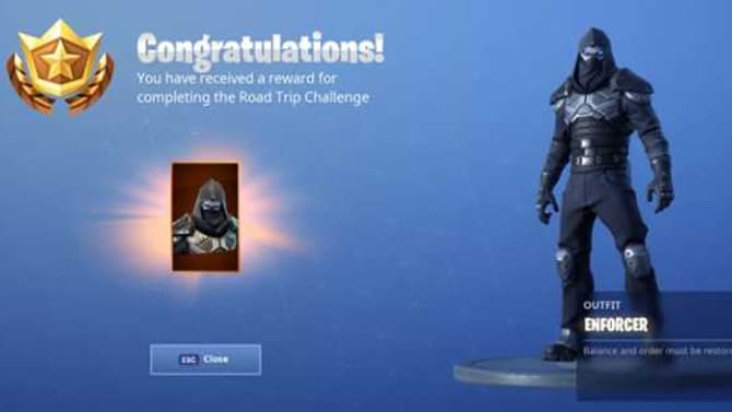 FORTNITE Enforcer Outfit And Subjugator Back Bling Revealed As Road Trip Challenge Rewards