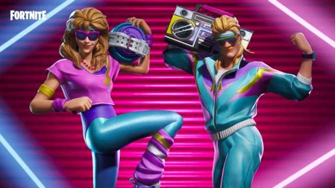 FORTNITE: Get Your Sweat On With The New '80s Inspired Spandex Squad Outfits And Cosmetics