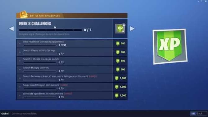 FORTNITE Season 4 Week 8 Challenges Live: Hungry Gnome And Hidden Battle Pass Locations